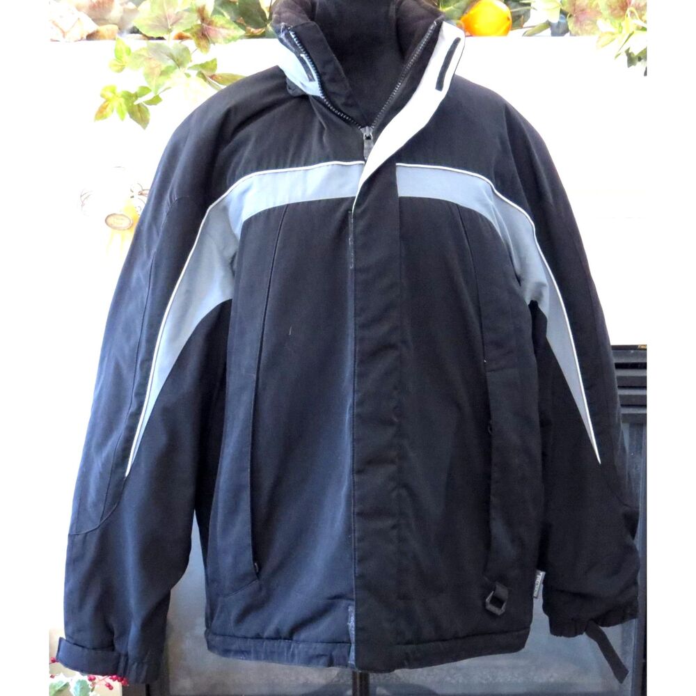 Pacific Trail Vintage 80's/90's Men's Winter Jacket  Black/Gray  Medium EUC